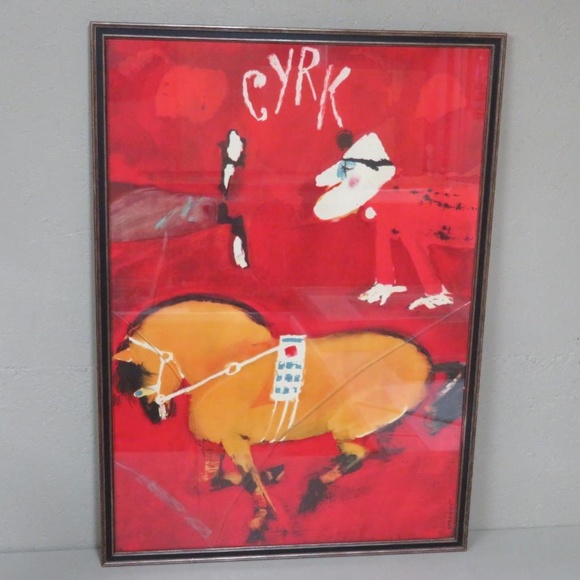 Maciej Urbaniec "Man over Horse" Original 28x39